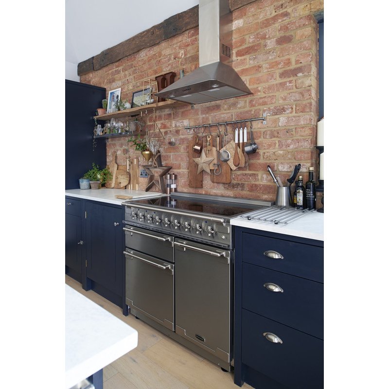 Rangemaster ELS100EIGB Elise Gloss Black / Brushed Nickel 100cm Induction Range Cooker - product image 9