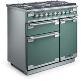 Rangemaster ELS100EICA Elise China Blue / Brushed Nickel 100cm Induction Range Cooker - product image 3