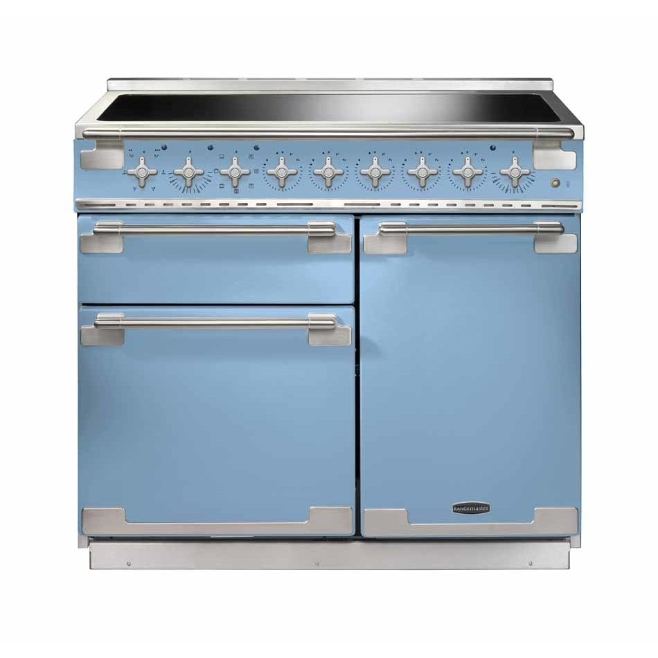 Rangemaster ELS100EICA Elise China Blue / Brushed Nickel 100cm Induction Range Cooker - product image 1