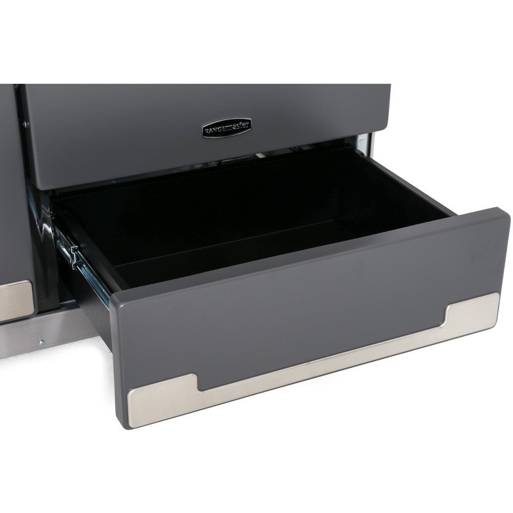 Rangemaster ELS110EIGB Elise Gloss Black / Brushed Nickel 110cm Induction Range Cooker - product image 7