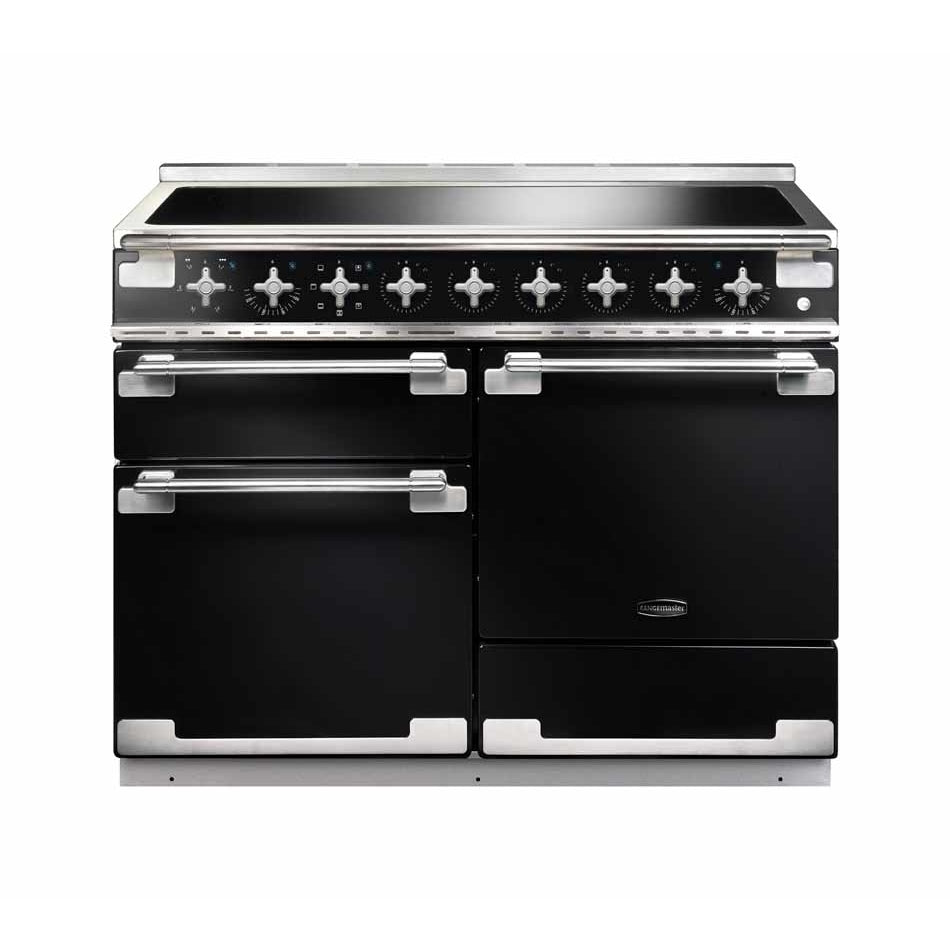 Rangemaster ELS110EIGB Elise Gloss Black / Brushed Nickel 110cm Induction Range Cooker - product image 1