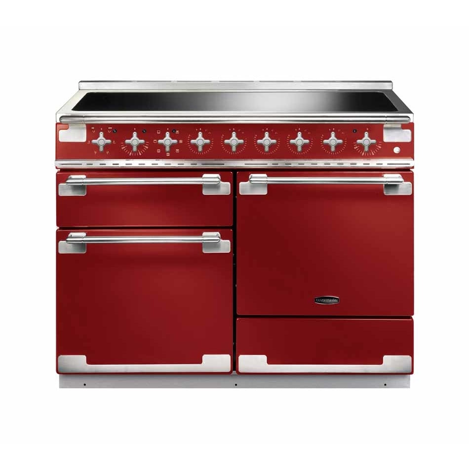 Rangemaster ELS110EIRD Elise Cherry Red / Brushed Nickel 110cm Induction Range Cooker - product image 1