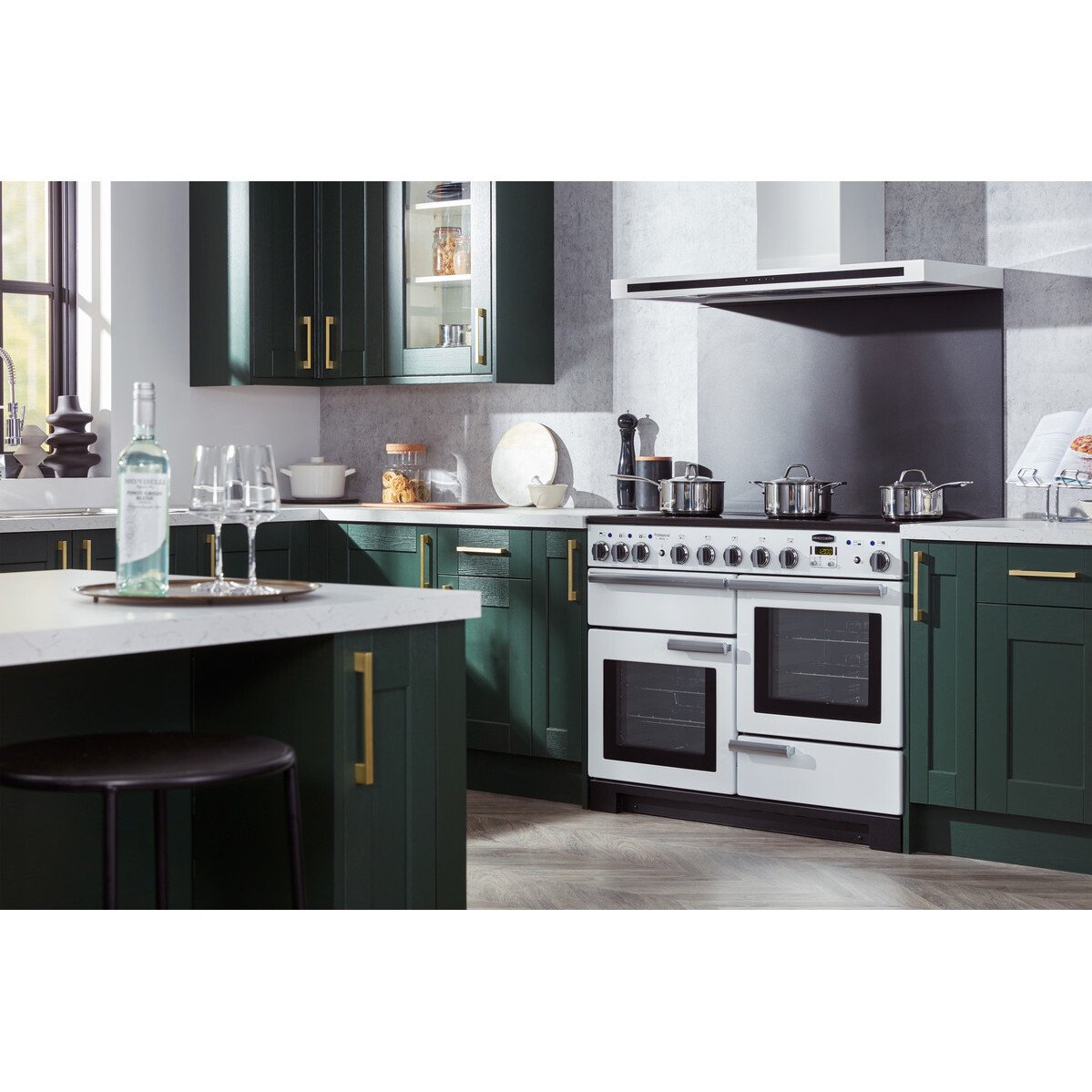 Rangemaster PDL110EIGB/C Professional Deluxe Black / Chrome 110cm Induction Range Cooker - product image 14