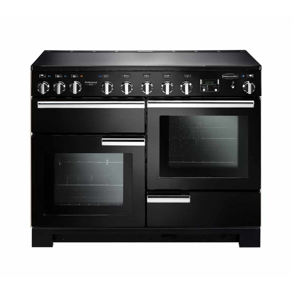Rangemaster PDL110EIGB/C Professional Deluxe Black / Chrome 110cm Induction Range Cooker - product image 1