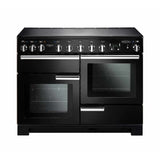 Rangemaster PDL110EIGB/C Professional Deluxe Black / Chrome 110cm Induction Range Cooker - product image 1