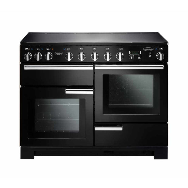 Rangemaster PDL110EIGB/C Professional Deluxe Black / Chrome 110cm Induction Range Cooker - product image 1