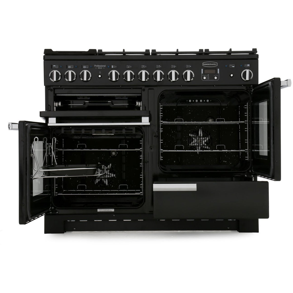 Rangemaster PDL110EICR/C Professional Deluxe Cream / Chrome 110cm Induction Range Cooker - product image 2