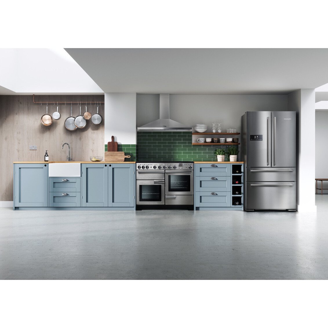Rangemaster PDL110EICR/C Professional Deluxe Cream / Chrome 110cm Induction Range Cooker - product image 13
