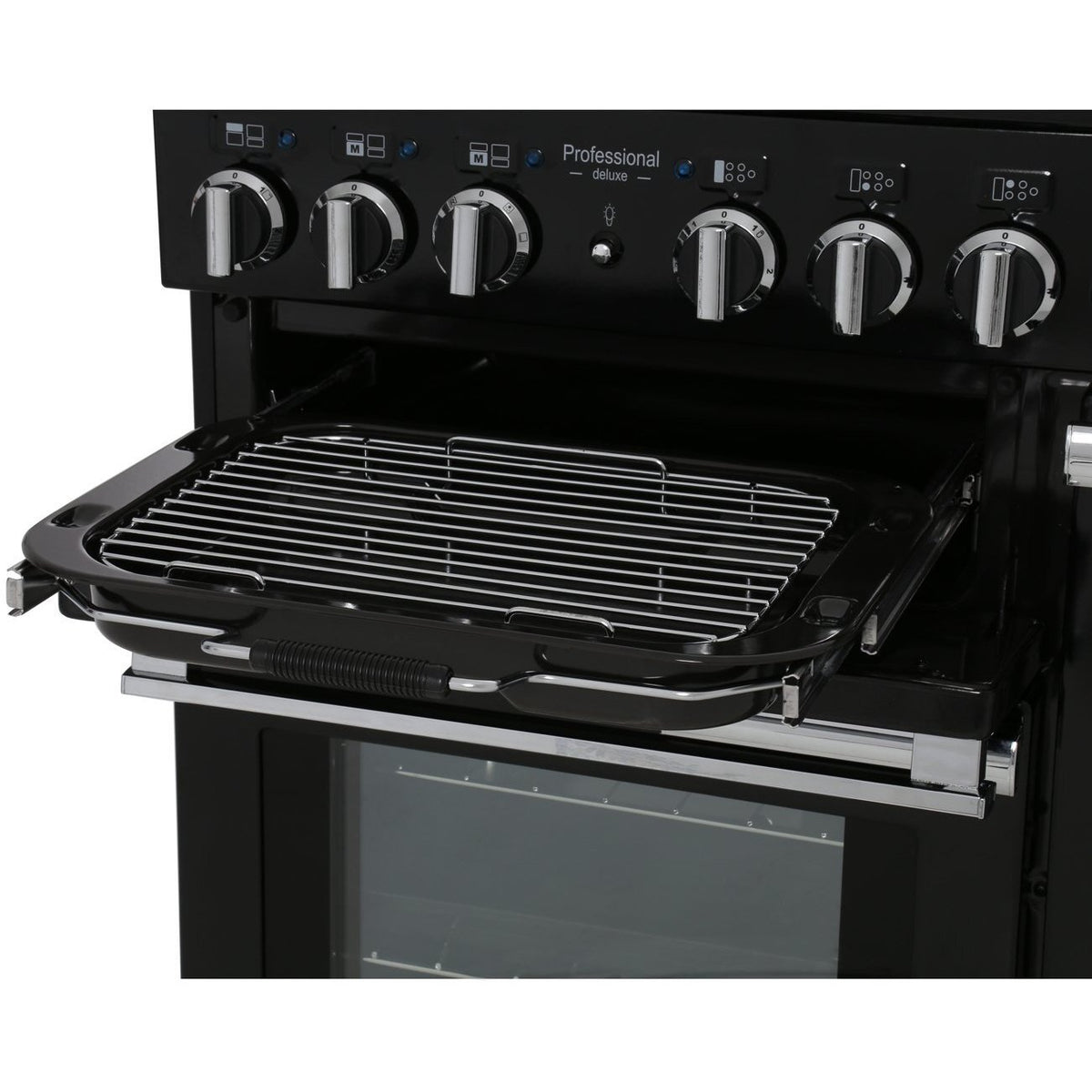 Rangemaster PDL110EICR/C Professional Deluxe Cream / Chrome 110cm Induction Range Cooker - product image 7