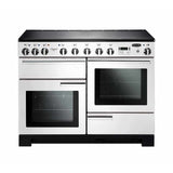 Rangemaster PDL110EIWH/C Professional Deluxe White / Chrome 110cm Induction Range Cooker - product image 1