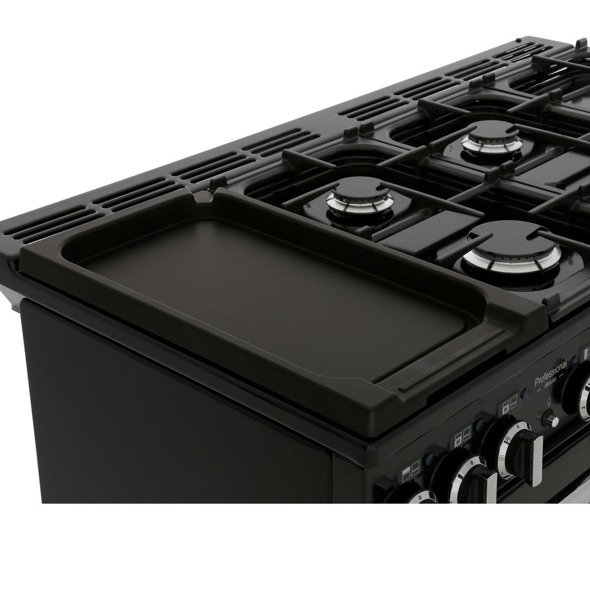 Rangemaster PDL110DFFSL/C Professional Deluxe Slate / Chrome 110cm Dual Fuel Range Cooker - product image 12
