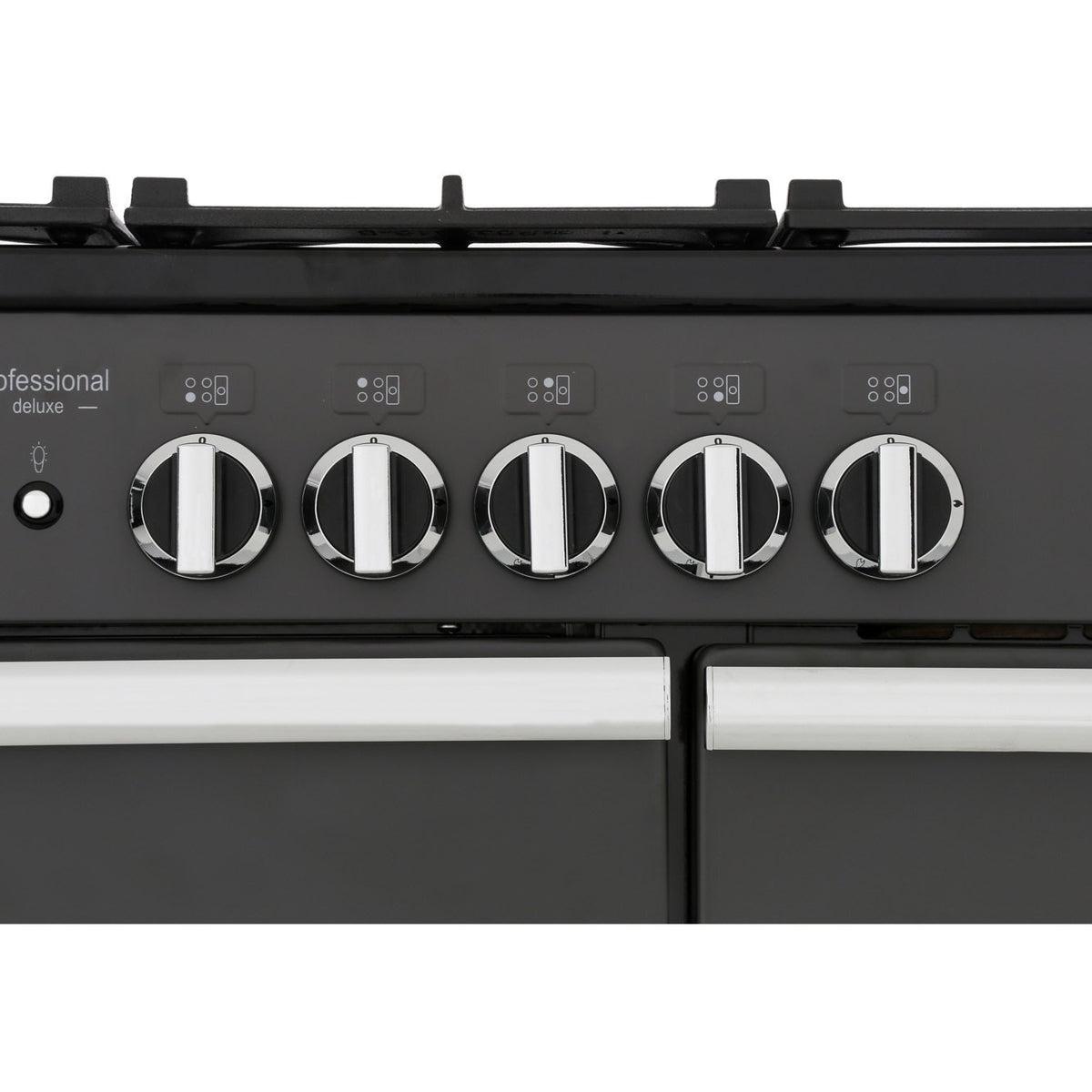 Rangemaster PDL100DFFSL/C Professional Deluxe Slate / Chrome 100cm Dual Fuel Range Cooker - product image 8