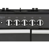 Rangemaster PDL100DFFSL/C Professional Deluxe Slate / Chrome 100cm Dual Fuel Range Cooker - product image 8