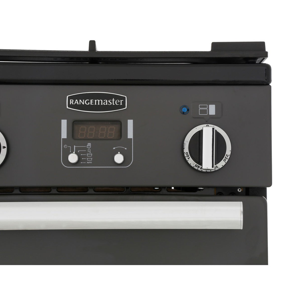 Rangemaster PDL100DFFSL/C Professional Deluxe Slate / Chrome 100cm Dual Fuel Range Cooker - product image 9