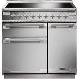Rangemaster ELS90EISS Elise Stainless Steel / Brushed Nickel 90cm Induction Range Cooker - product image 1