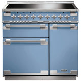 Rangemaster ELS90EICA Elise China Blue / Brushed Nickel 90cm Induction Range Cooker - product image 1