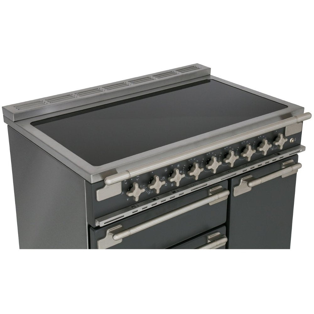 Rangemaster ELS90EICR Elise Cream / Brushed Nickel 90cm Induction Range Cooker - product image 12