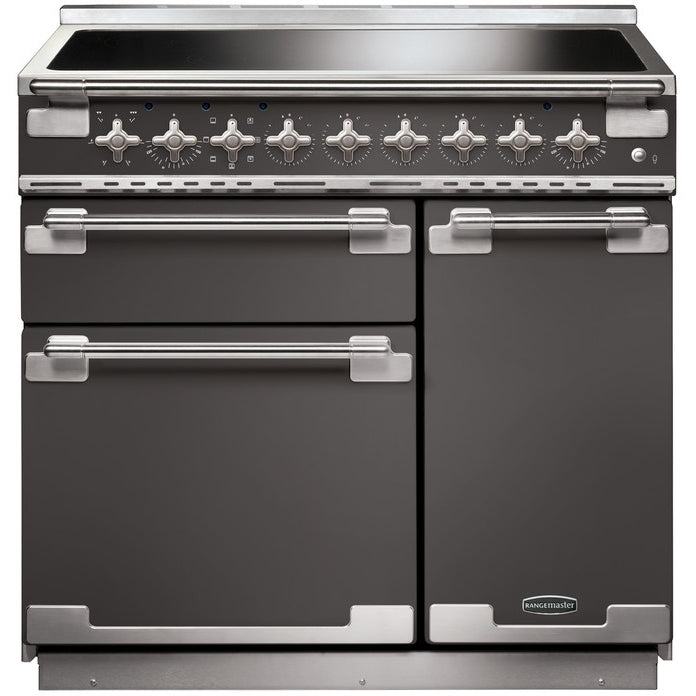 Rangemaster ELS90EISL Elise Slate / Brushed Nickel 90cm Induction Range Cooker - product image 1