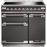 Rangemaster ELS90EISL Elise Slate / Brushed Nickel 90cm Induction Range Cooker - product image 1