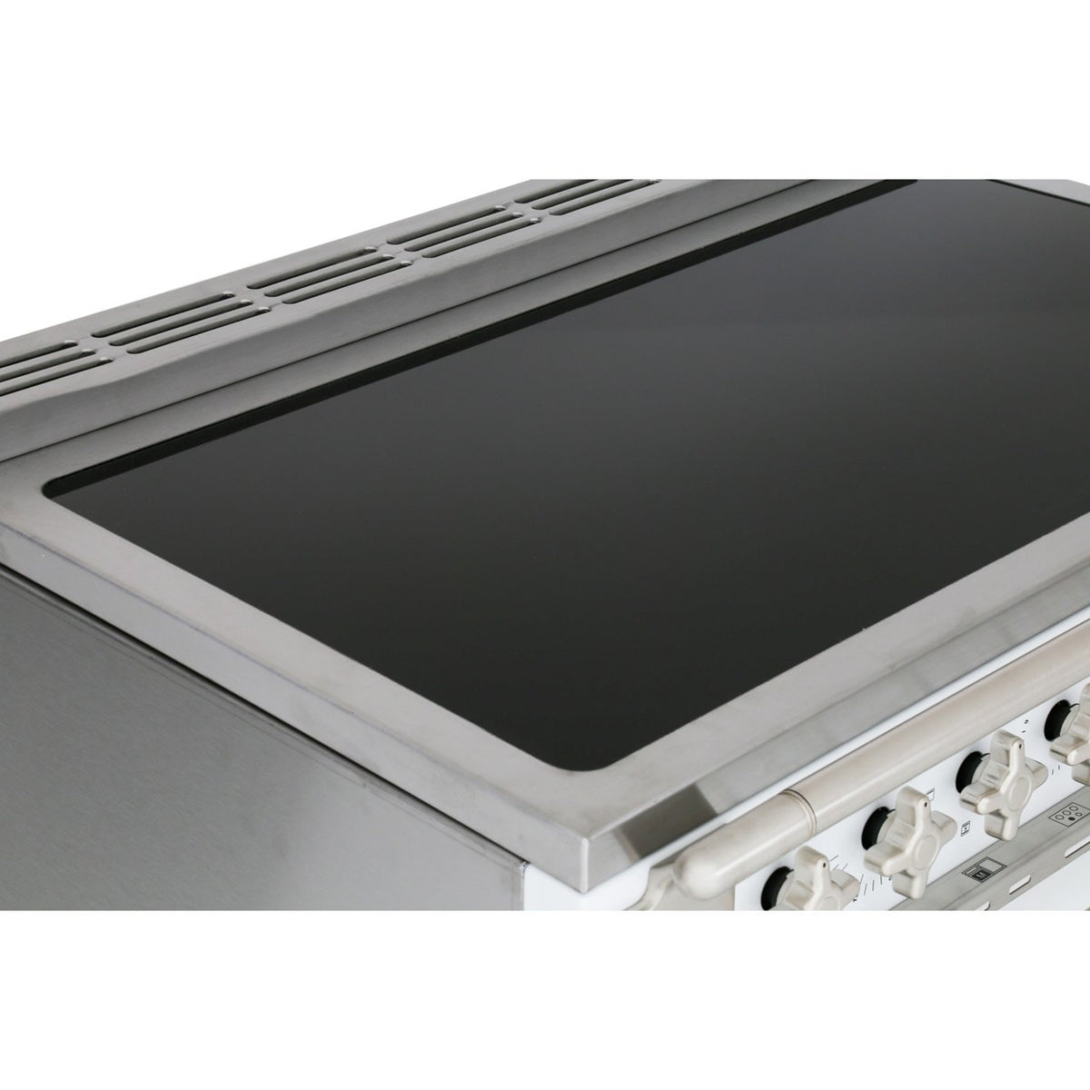 Rangemaster ELS90EIWH Elise White / Brushed Nickel 90cm Induction Range Cooker - product image 13