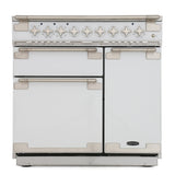 Rangemaster ELS90EIWH Elise White / Brushed Nickel 90cm Induction Range Cooker - product image 4