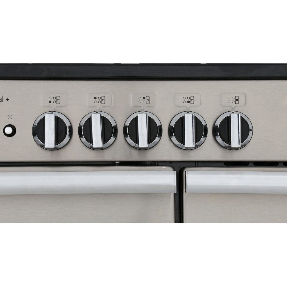 Rangemaster PROP100ECBL/C Professional Plus Black / Chrome 100cm Ceramic Range Cooker - product image 11