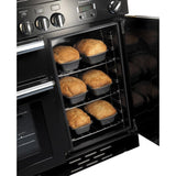 Rangemaster PROP100ECBL/C Professional Plus Black / Chrome 100cm Ceramic Range Cooker - product image 7
