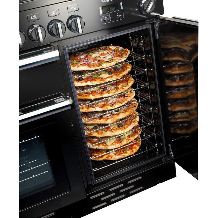 Rangemaster PROP100ECBL/C Professional Plus Black / Chrome 100cm Ceramic Range Cooker - product image 8