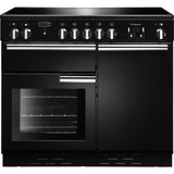 Rangemaster PROP100ECBL/C Professional Plus Black / Chrome 100cm Ceramic Range Cooker - product image 1