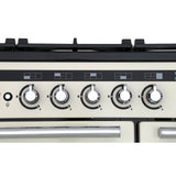 Rangemaster EDL90DFFIV/C Encore Deluxe Ivory / Chrome 90cm Dual Fuel Range Cooker - product image 10