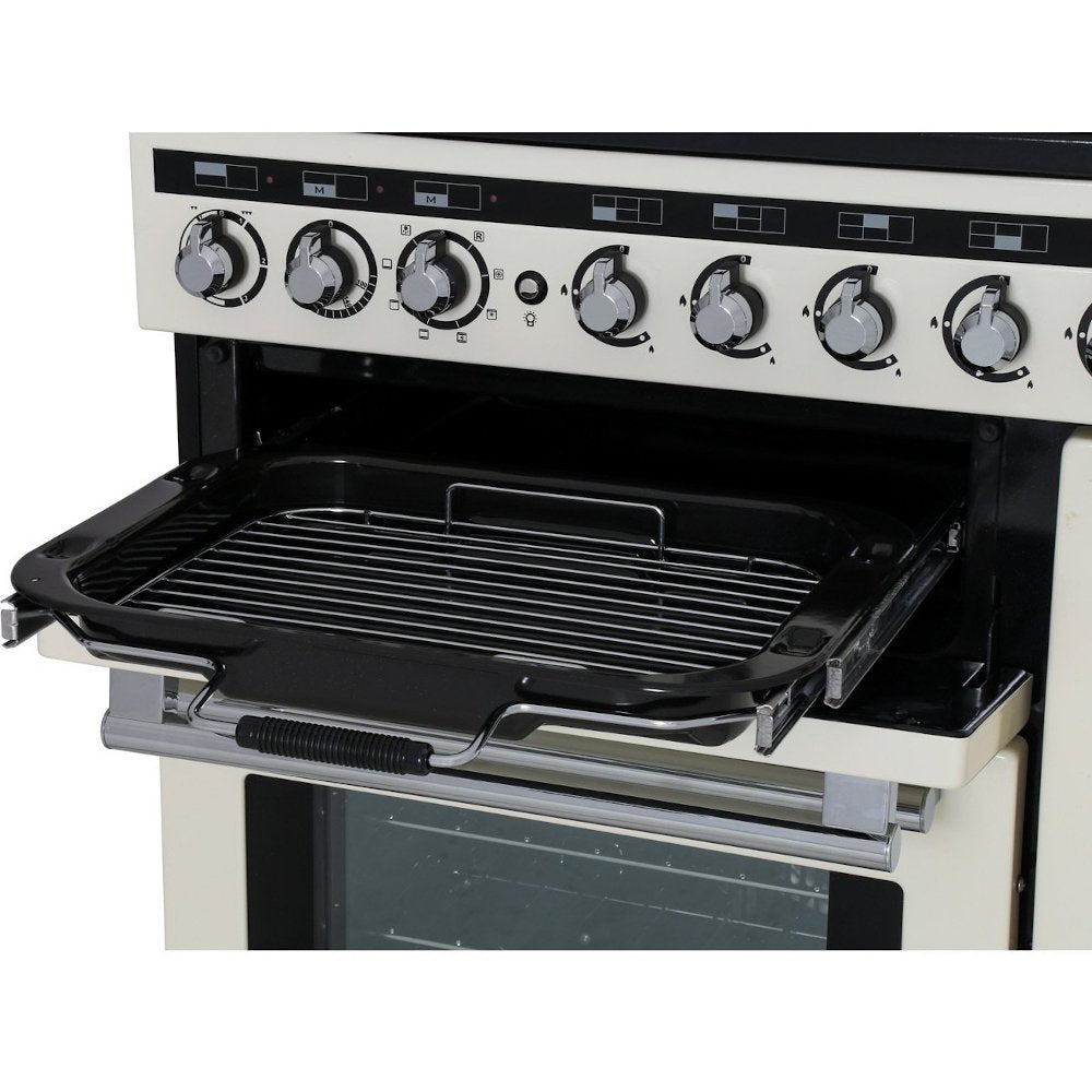 Rangemaster EDL90DFFSS/C Encore Deluxe Stainless Steel / Chrome 90cm Dual Fuel Range Cooker - product image 5