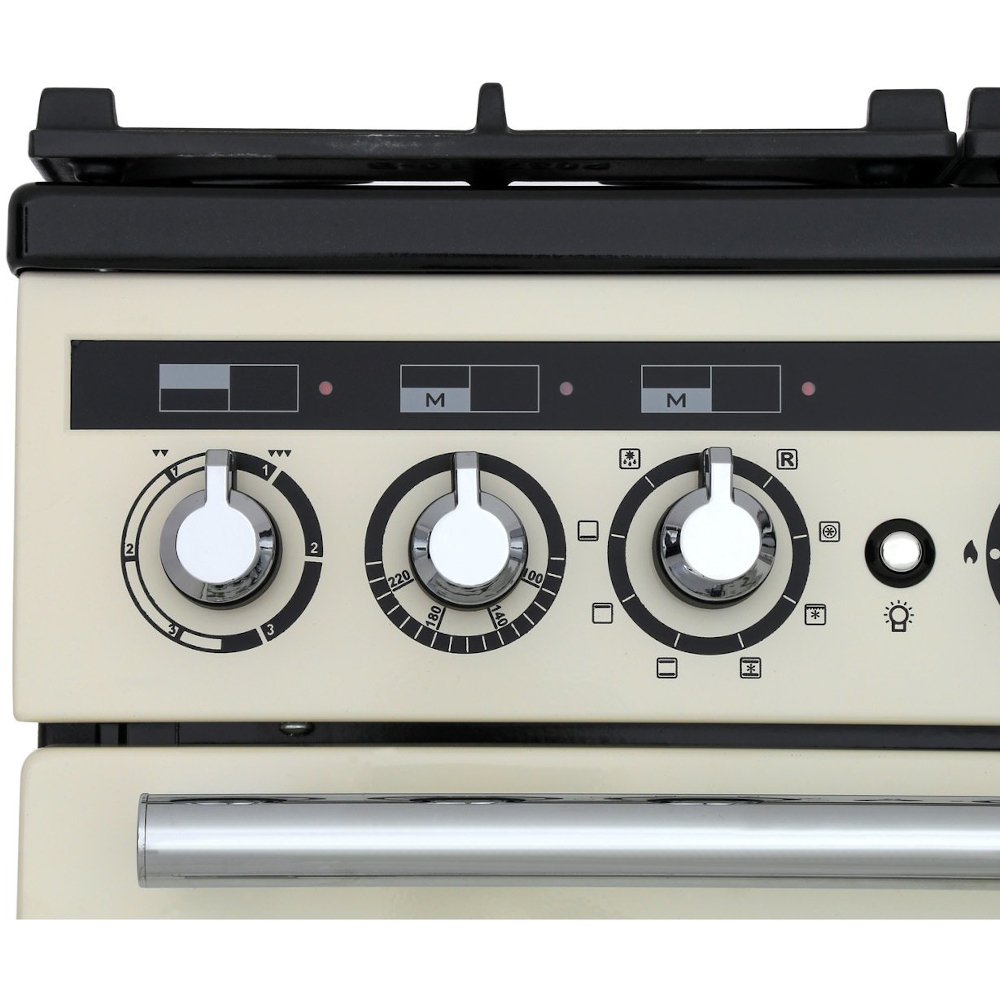 Rangemaster EDL90DFFSS/C Encore Deluxe Stainless Steel / Chrome 90cm Dual Fuel Range Cooker - product image 6