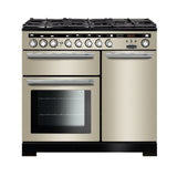 Rangemaster EDL100DFFIV/C Encore Deluxe Ivory / Chrome 100cm Dual Fuel Range Cooker - product image 1