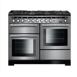Rangemaster EDL110DFFSS/C Encore Deluxe Stainless Steel / Chrome 110cm Dual Fuel Range Cooker - product image 1