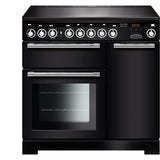 Rangemaster EDL90EIBL/C Encore Deluxe Black / Chrome 90cm Induction Range Cooker - product image 1