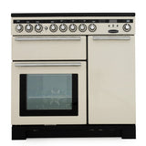 Rangemaster EDL90EIIV/C Encore Deluxe Ivory / Chrome 90cm Induction Range Cooker - product image 3