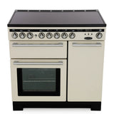 Rangemaster EDL90EIIV/C Encore Deluxe Ivory / Chrome 90cm Induction Range Cooker - product image 1