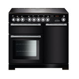 Rangemaster EDL100EIBL/C Encore Deluxe Black / Chrome 100cm Induction Range Cooker - product image 1