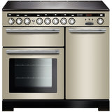 Rangemaster EDL100EIIV/C Encore Deluxe Ivory / Chrome 100cm Induction Range Cooker - product image 1