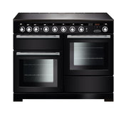 Rangemaster EDL110EIBL/C Encore Deluxe Black / Chrome 110cm Induction Range Cooker - product image 1