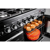 Rangemaster EDL110EISL/C Encore Deluxe Slate / Chrome 110cm Induction Range Cooker - product image 4