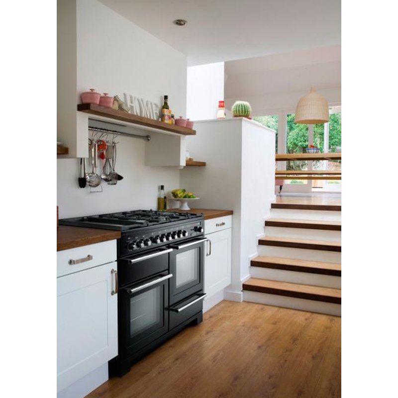 Rangemaster EDL110EISL/C Encore Deluxe Slate / Chrome 110cm Induction Range Cooker - product image 7