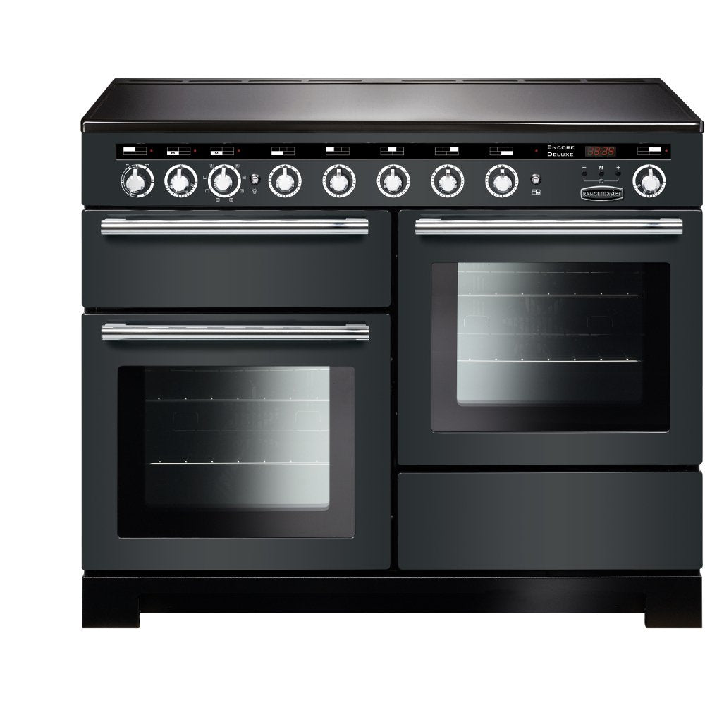 Rangemaster EDL110EISL/C Encore Deluxe Slate / Chrome 110cm Induction Range Cooker - product image 1