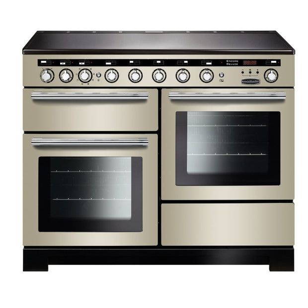 Rangemaster EDL110EIIV/C Encore Deluxe Ivory / Chrome 110cm Induction Range Cooker - product image 1