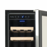 Amica AWC300SS Wine Cooler, Stainless Steel, G Rated - Amica AWC300SS product image 2 at Appliances Arena