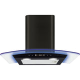 CDA EKP60BL 60cm Chimney Cooker Hood, Black, D Rated - CDA EKP60BL product image 2 at Appliances Arena
