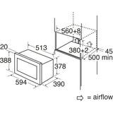 CDA VM231SS Built-In Microwave with Grill, Stainless Steel - CDA VM231SS product image 1 at Appliances Arena