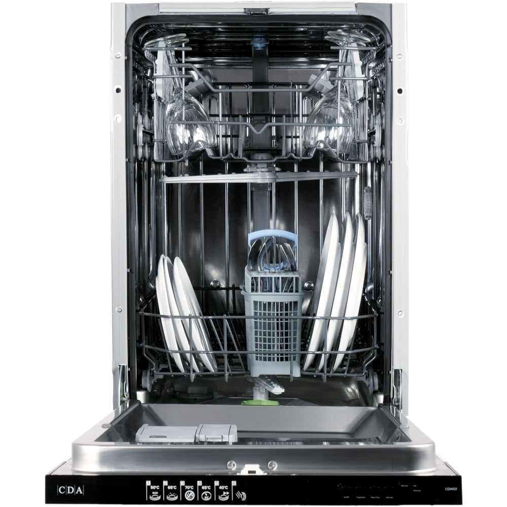 CDA CDI4121 Fully Integrated Slimline Dishwasher, 10 Place Settings, E Rated - CDA CDI4121 product image 6 at Appliances Arena