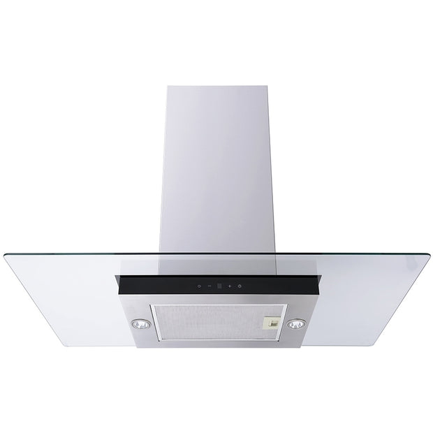 CDA ECNK91SS 90cm Chimney Cooker Hood, Stainless Steel, A++ Rated - CDA ECNK91SS product image 2 at Appliances Arena
