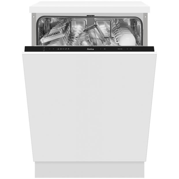 Amica ADI631 Fully Integrated Dishwasher, 12 Place Settings, E Rated - Amica ADI631 product image 1 at Appliances Arena